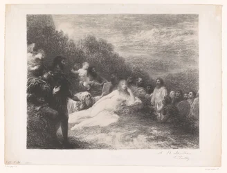 Faust and Mephisto See Helen of Troy