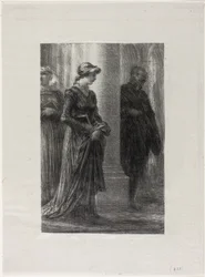 The Mastersingers of Nuremberg, Act I: Walther and Eva Meet