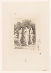 Four Young Women Dancing and Making Music
