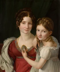Portrait of a Mother with her Daughter, 1816-1822