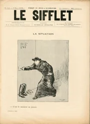 Le Whistle, number 14, Satirical in B & W