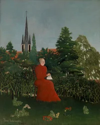 Woman in a Landscape, c.1899