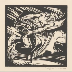 Woman and the wind
