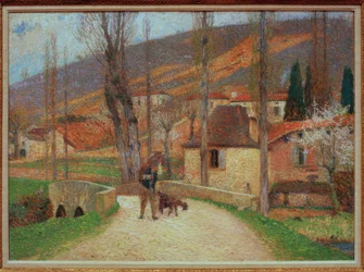 Peasant Entering the Village