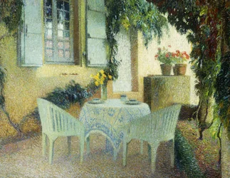 Terrace of the Manor at Marquayrol