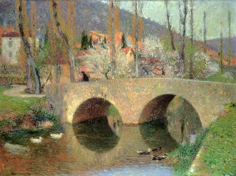 The Bridge at Labastide du Vert in Spring, 1911