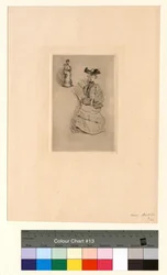Two Women in City Dress