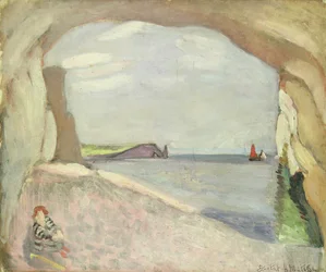 Etretat, the Red Sail