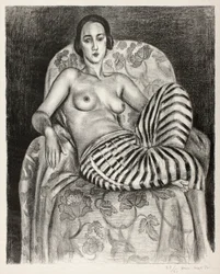 Large Odalisque in Striped Pantaloons