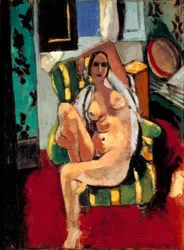 Seated Nude with Tambourine