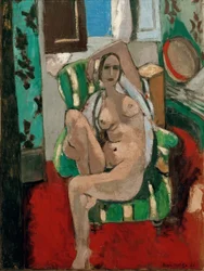 Seated Nude with Tambourine