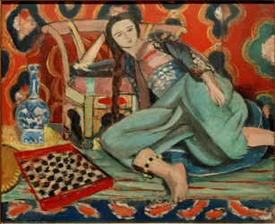 Odalisque in a Turkish Armchair