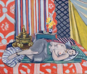 Odalisque in Grey Culottes