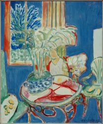 Small Interior in Blue