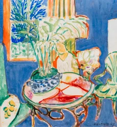 Small Blue Interior