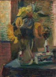 Sunflowers in a vase