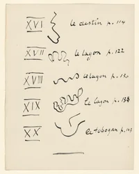 Plate of Images 4. From “Jazz”. p. 152