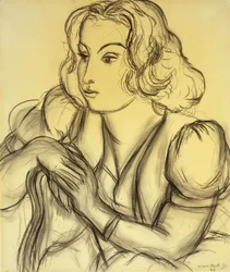 Woman Leaning