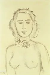 Woman with Bare Breasts