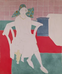 Woman with a Madras Hat
