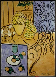 Yellow and Blue Interior