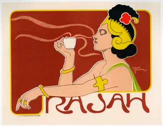 Rajah Coffee Poster, 1897