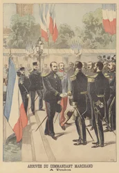 Arrival of Major Marchand at Toulon