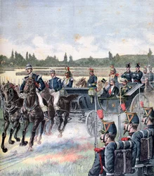 Arrival of the President of the Republic, Military Review, 14th July 1891