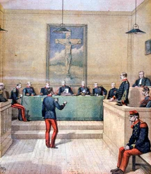 Captain Dreyfus before the court martial