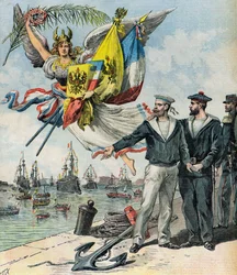 Fraternal Entente between Russia and France