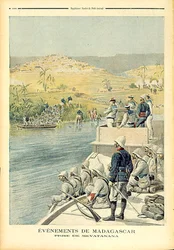 Events in Madagascar: The Capture of Mevatanana, Illustration from Le Petit Journal, 30th June 1895