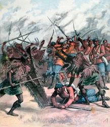 Insurrection in Manpur, India, 1891
