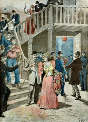 Police Raid on a Parisian Brothel