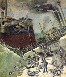 The English Ship HMS Camperdown
