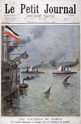 The German Consul Seeks Refuge on a German War Ship, 1899