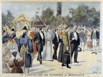 The Lord Mayor of London to Bordeaux - in Le Petite Journal