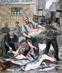 The Fish Market, Paris, 1893