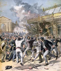 The Riot in Bordeaux, 1891