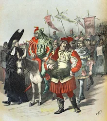 Parade of Disguised Parisian Students