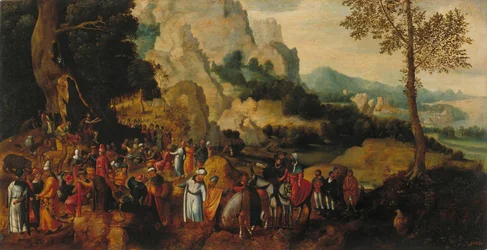 Landscape with Saint John the Baptist Preaching
