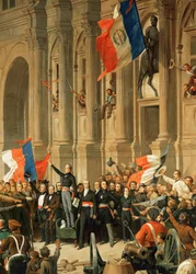 Revolution of 1848: The Poet Alphonse de Lamartine Rejects the Red Flag of the Extreme Left