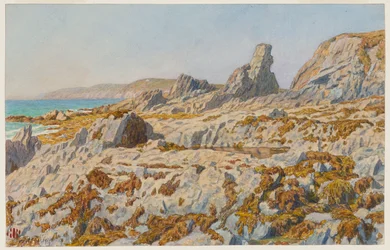 Beach of Pors Léonnec at Low Tide. Morgat
