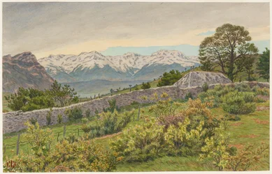 Grey Morning over the Alps (Barberaz)