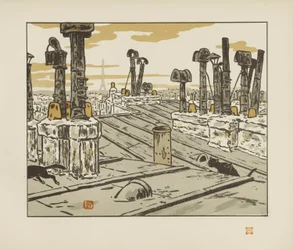 On the Rooftops [The Thirty-Six Views of the Eiffel Tower]
