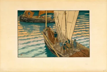 Departure of Sardine Boats at Tréboul
