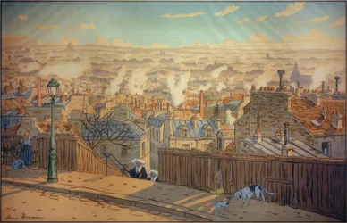 Paris with a View of Montmartre