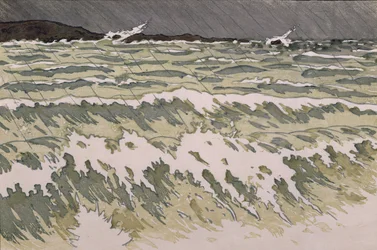Rain on the Sea