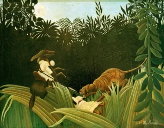 Scouts Attacked by a Tiger