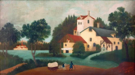 The Team in Front of the Mill