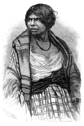 Mikmaq woman, Cape Breton, Nova Scotia, Canada